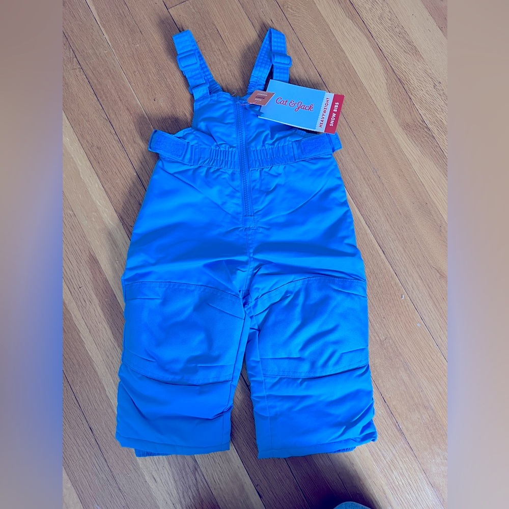 Cat & Jack Snow Bib 12M NWT